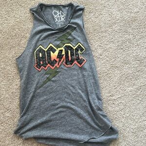 Chaser graphic tank- sort of vintage! About 15 years old-AC/DC- size small